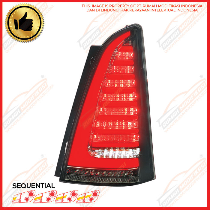 Stop Lamp - Toyota Innova 2009-2016 - Sequential - Red Bar - Smoke