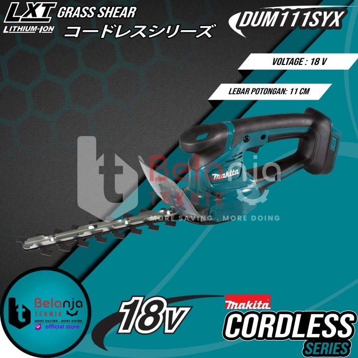 Makita Pemotong Rumput Dum 111 Syx Cordless 18V Trimmer Grass Shear
