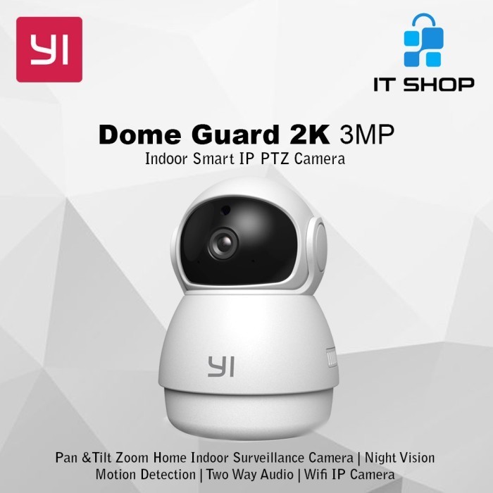 Xiaoyi Dome Guard 2K Indoor Ip Camera 3Mp - Yi Dome 2K 3Mp