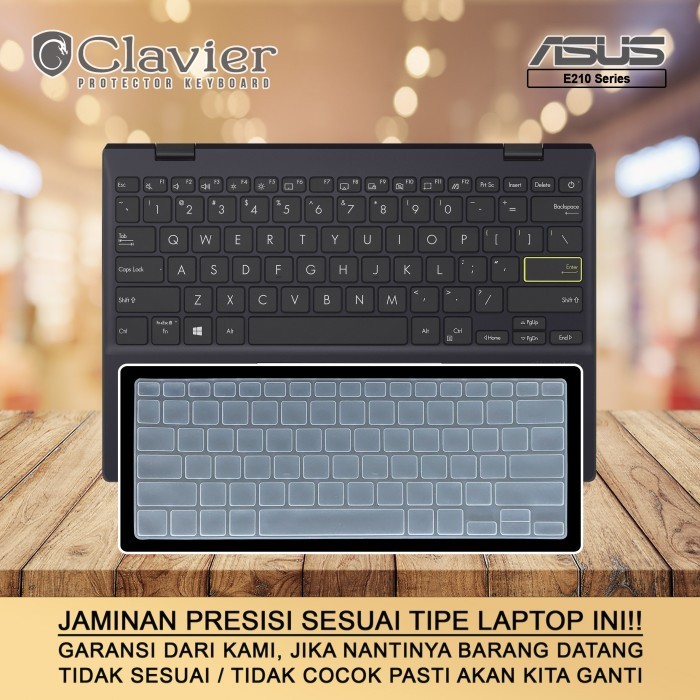 Terlaris Keyboard Protector Cover Asus E210 E210M E210MA E210MAO Emboss Cooskin SALE