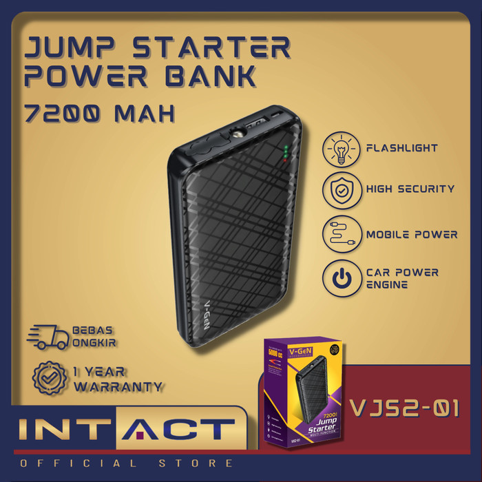 Powerbank V-Gen Ca-03 Jump Starter (Car Jumper Starter Vgen)