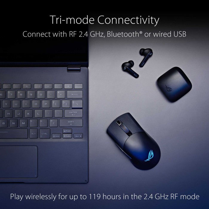Asus Rog Keris Wireless Aimpoint Wireless Rgb Gaming Mouse