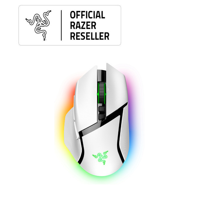 Razer Basilisk V3 Pro - White - Wireless Rgb Optical Gaming Mouse