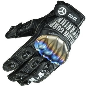 Yellow Corn Yg 191 Titanium Riding Glove Sarung Tangan Kulit Original