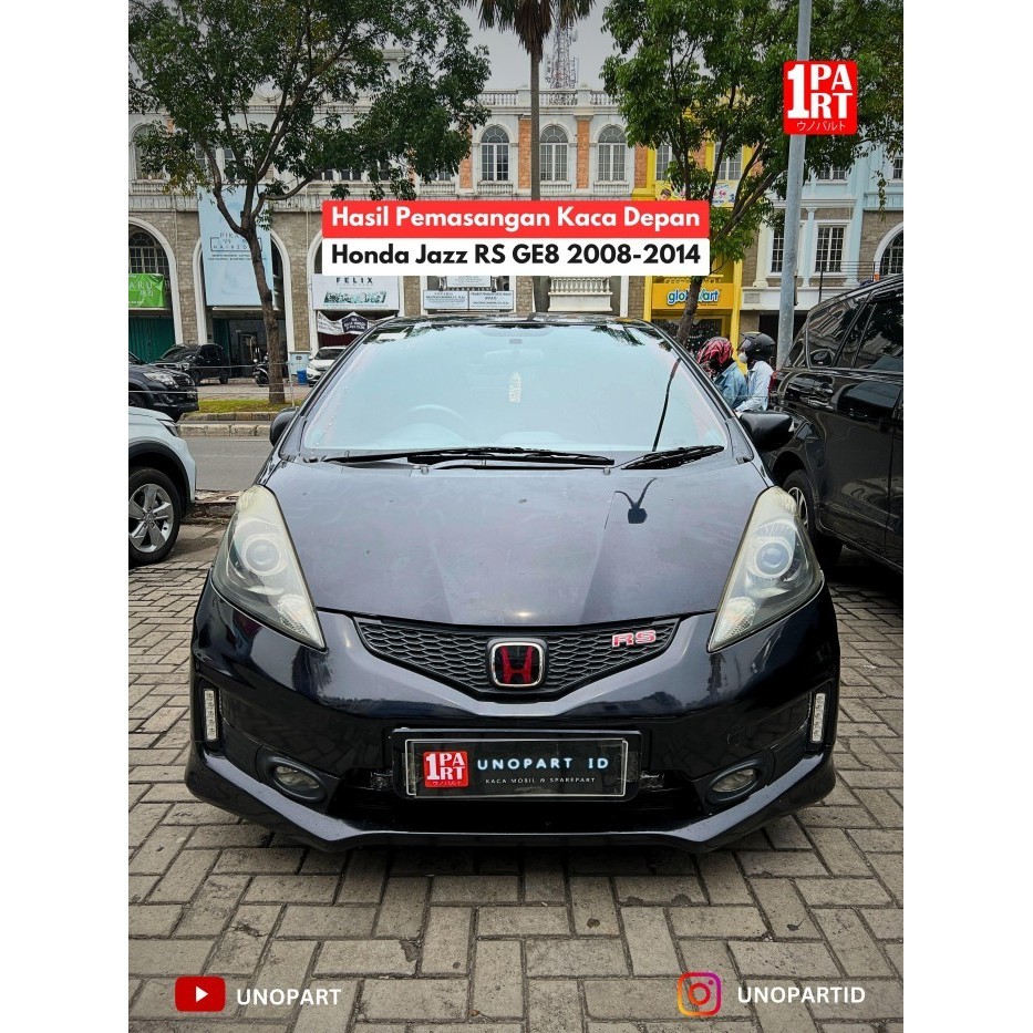 Promo Kaca Depan 3 Lapis Mobil Honda Jazz S & Rs Ge8 2008-2013 Mulia Glass