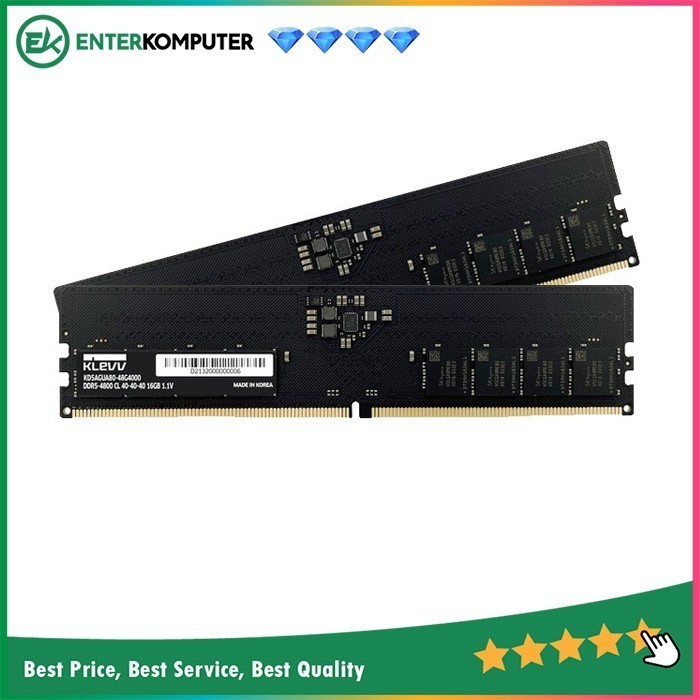 Klevv Ddr5 Value Series Pc44800 5600Mhz 32Gb (2X16Gb) / Ram Ddr5 32Gb