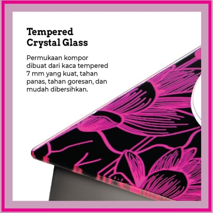 Kompor Gas 2 Tungku Kaca - Niko Reflection