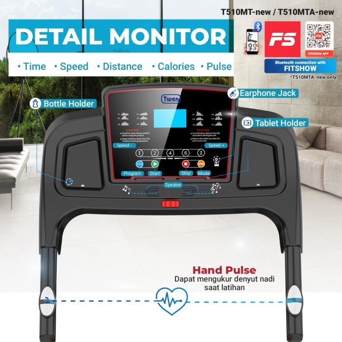 twen T510MT Treadmill Elektrik