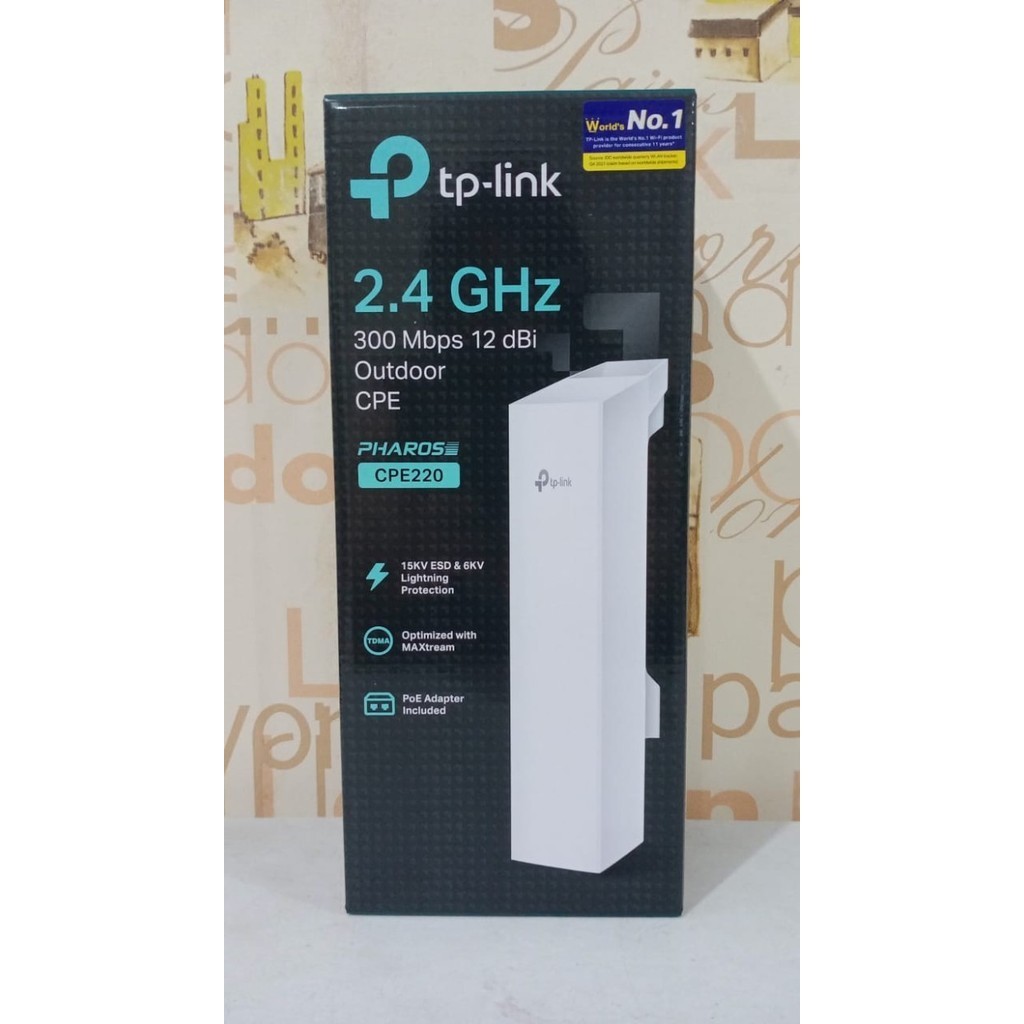 Tp-Link Cpe220 300Mbps 12Dbi Outdoor Cpe Router Tp Link Pharos Cpe220