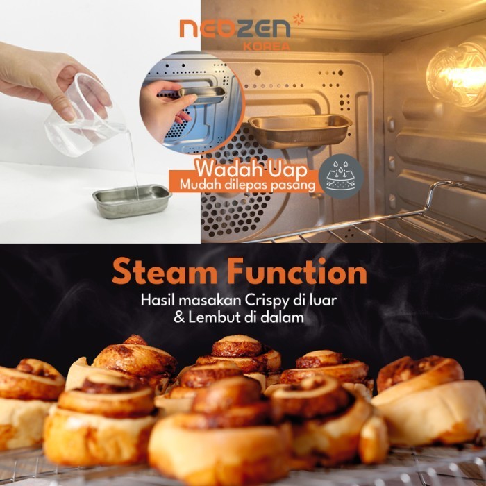 Neozen Air Fryer Oven - Low Watt 20Liter - Ivory