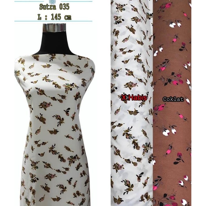 

New Kain Wolfis Print / Wollpeach Print - Sutra 035 (Per 0,5 Meter) Pengiriman Cepat