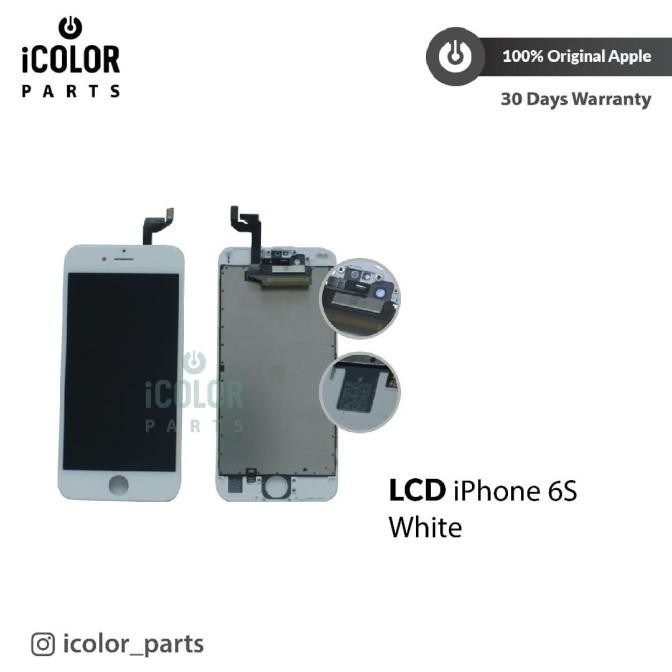 LCD Iphone 6S Premium/Original Apple Warna Putih/Hitam