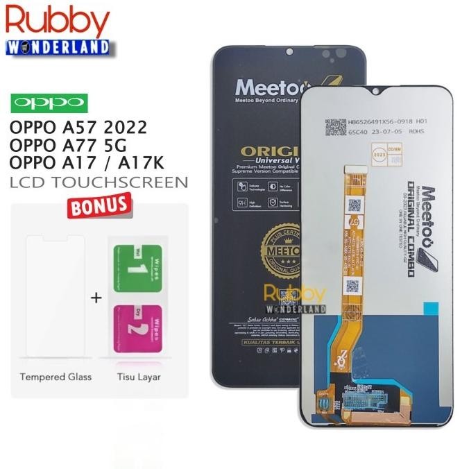 Ready Lcd + Touchscreen Oppo A57 2022 / A77 5G / A17 / A17K Bergaransi Sparepart Hp
