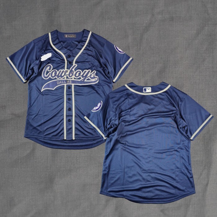 Baju Jersey Baseball Mlb Dallas Cowboys Quality Blue