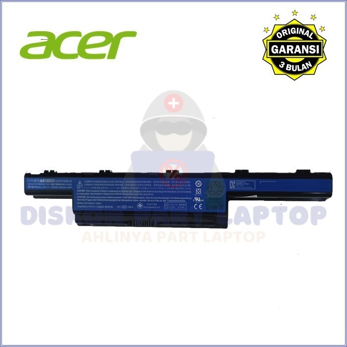 TERBARU - Baterai Battery Batre Original Acer Aspire 4738 4739 4740 4741 4750