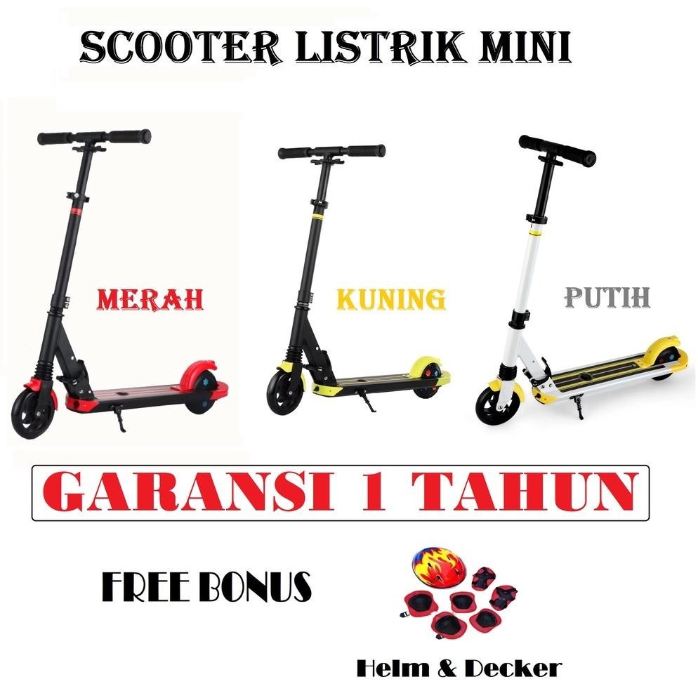 fth- SALE Urban Scooter Anak Anak Listrik / Skuter Lipat Otoped / Skuter Mini Elektrik