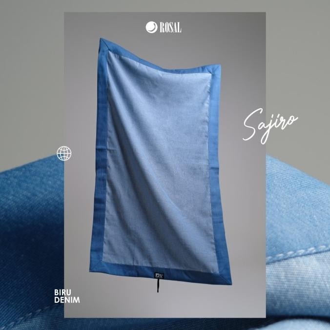 Sajadah Polos Jeans Rosal Tipis Dan Ringan