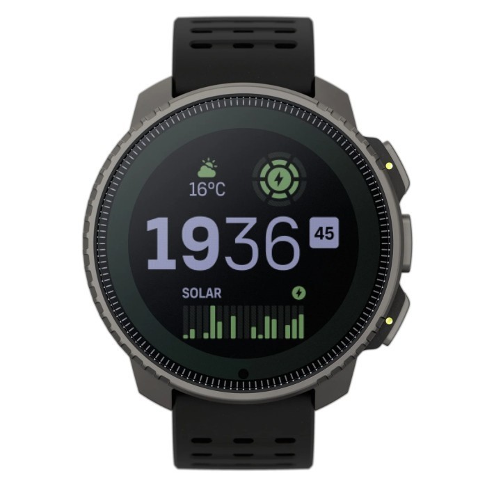 Suunto Vertical Titanium Solar Black Ss050858000 Jam Tangan Smart