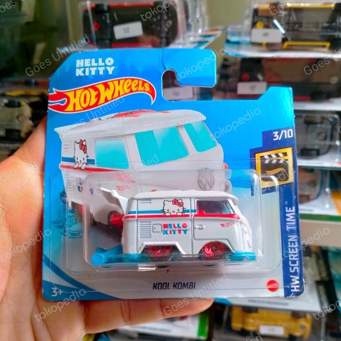 Hotwheels Kool Kombi Hello Kitty Short Card