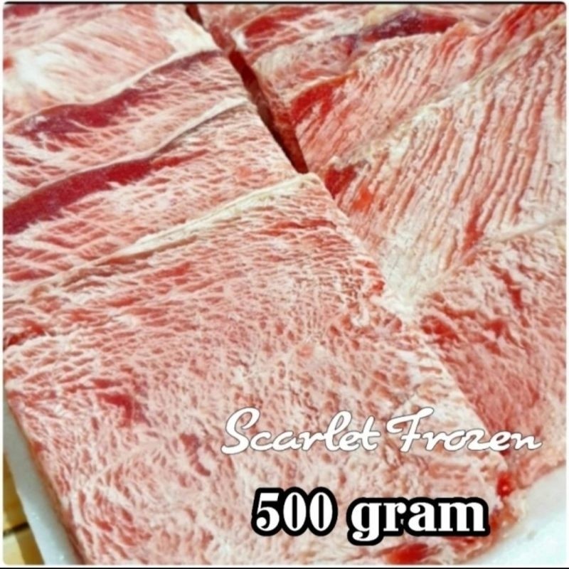 

Karubi Meltiqeu Beef Daging Sapi Meltik -Gratisongkir