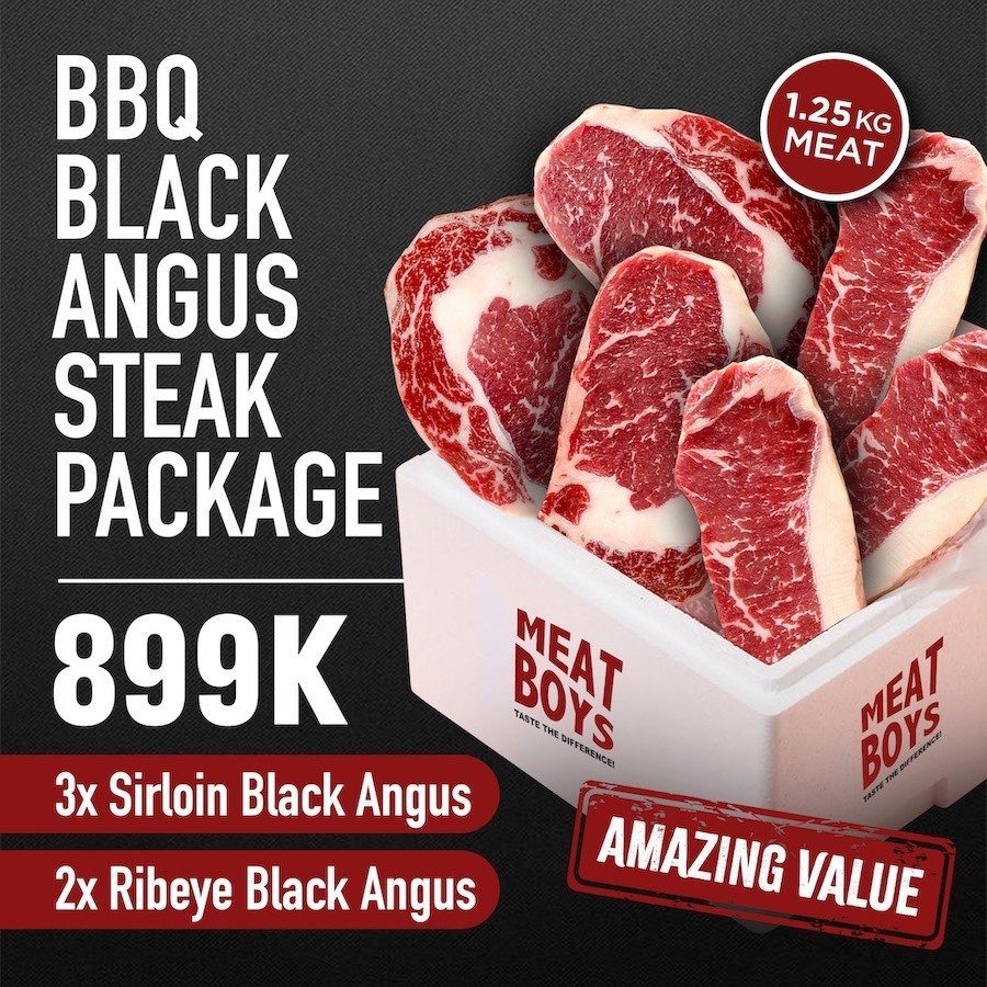 

Bbq Signature Black Angus Steak Package -Gratisongkir