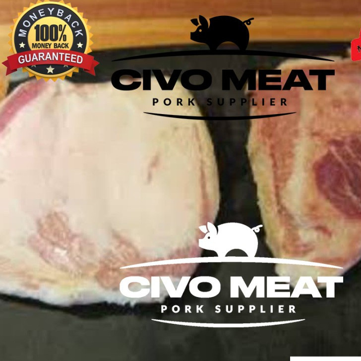 

Pipi Babi / Pork Cheek 1 Kg (Jowl) -Gratisongkir