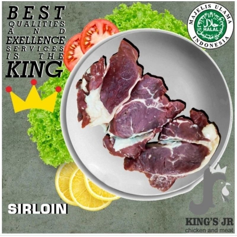 

Sirloin / Daging Has Luar Sapi Frozen 500Gr -Gratisongkir