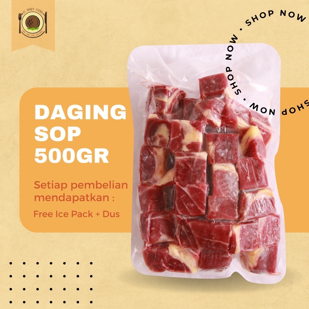 

Daging Sop 500Gr -Gratisongkir