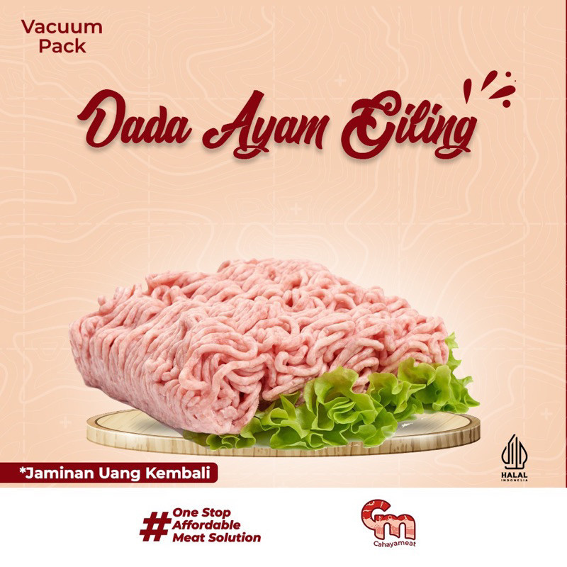 

Fillet Dada Ayam Cincang Giling Fresh Minced Chicken Breast 1 Kg -Gratisongkir