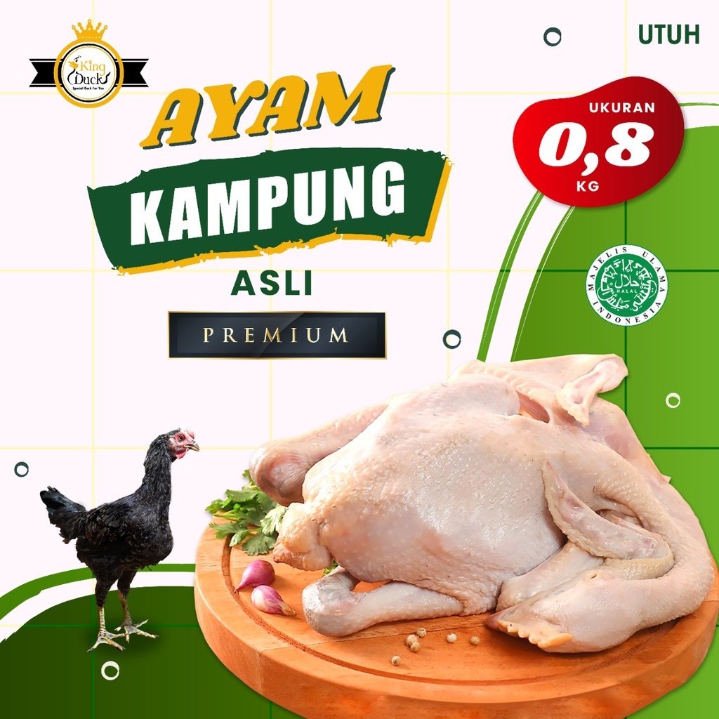 

Ayam Kampung 0.8 Kg -Gratisongkir