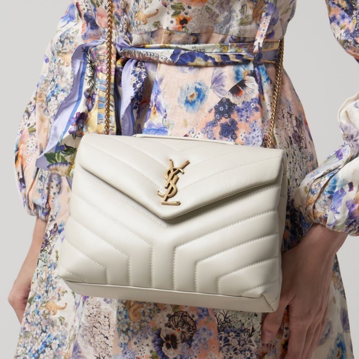 Ysl Loulou Small Crema Soft