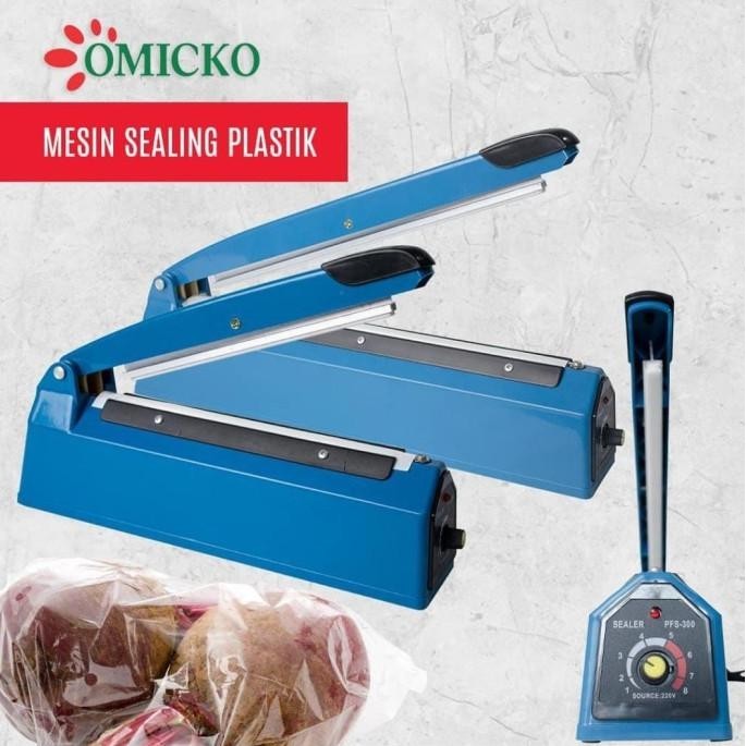 Mesin Pres Plastik Impluse Sealer Omicko Alat Mesin Pres Plastik 20Cm