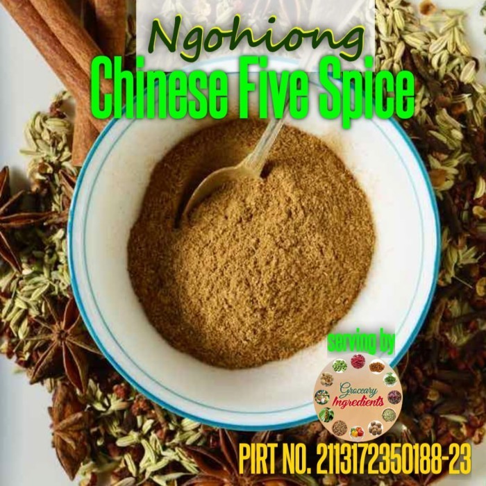 

Chinese Five Spices 1Kg / Bumbu Racik Ngo Hiong 1Kg