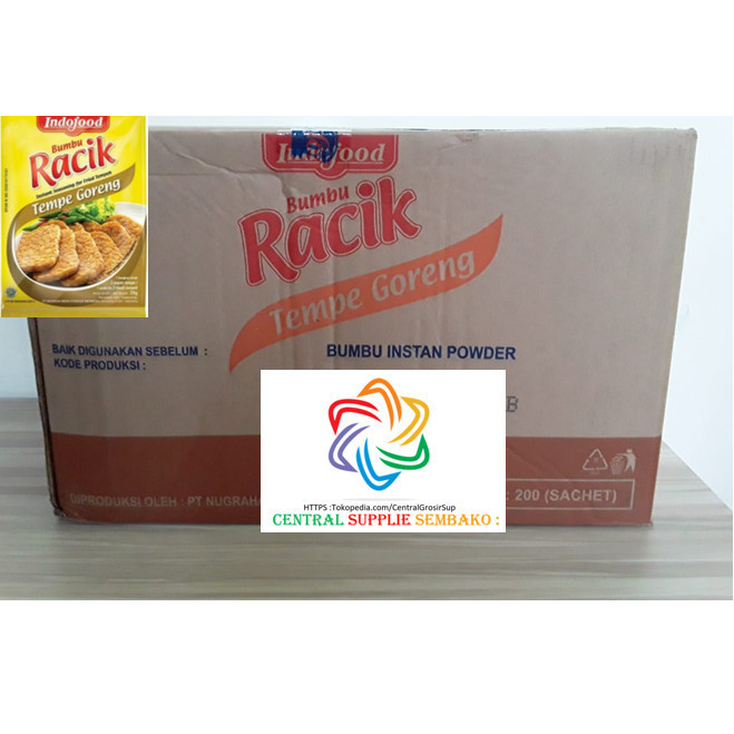

Indofood Bumbu Racik Tempe Goreng [20Gram /200 Sachet /1 Karton ]