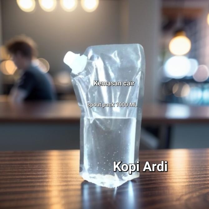 Kemasan Standing Pouch Cair 1000 Ml Spoutpack