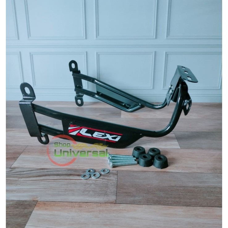 Dudukan Plat Nomor Yamaha Lexi Bahan Kokoh Aksesoris Motor-A03 Diskon R0924B