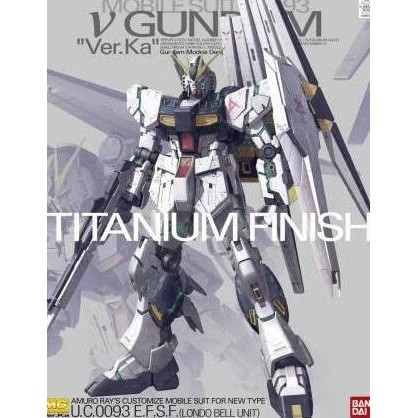 MG Nu Ve rka Titanium Finish / MG Nu Gundam Ver Ka Titanium Finish /