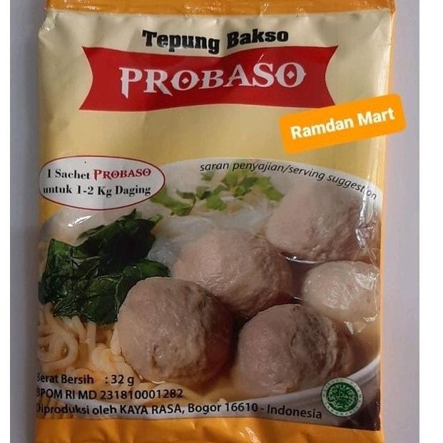 

PROBASO Tepung Bakso PROBAKSO 32 Gr