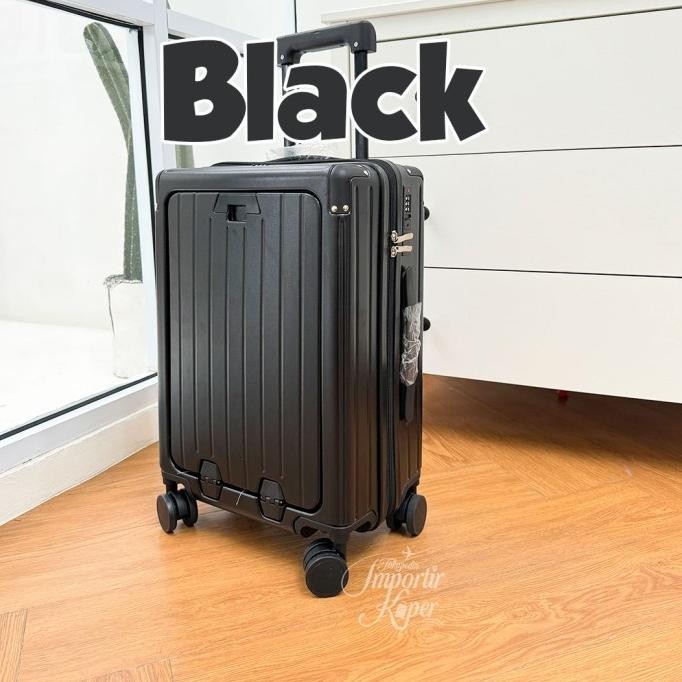 Joshee Koper Laptop NERO ZIP Series Open Side Koper 20 Inch Koper