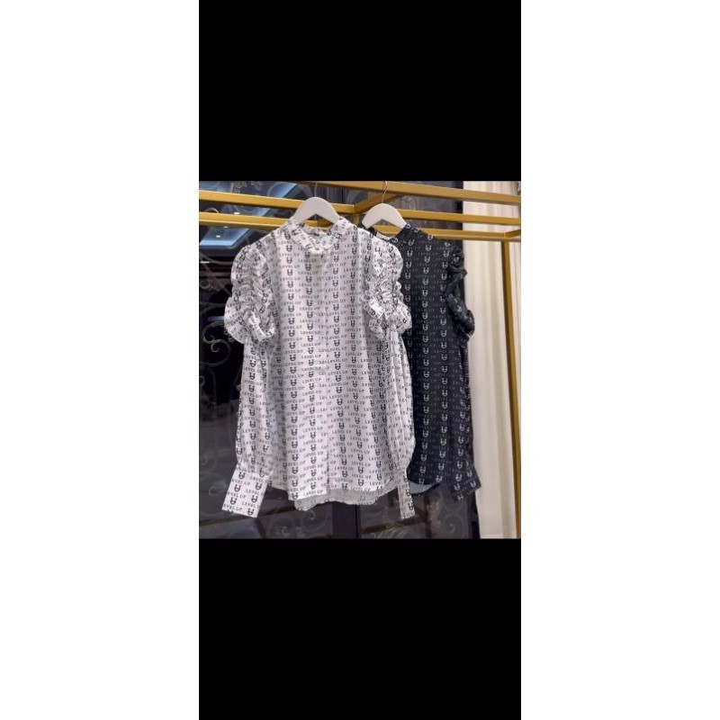 kemeja monogram levelup by ss shellasaukia original 100%