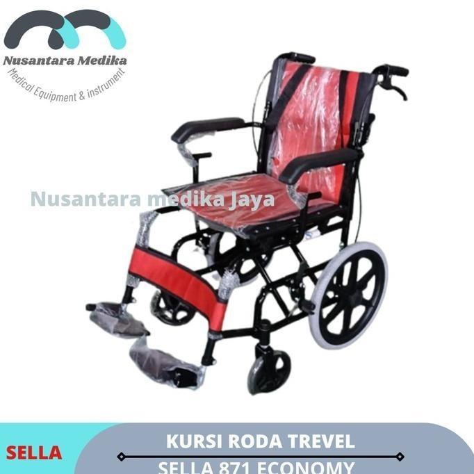 KURSI RODA SELLA 871 ECONOMY Kursi Roda Traveling Lipat
