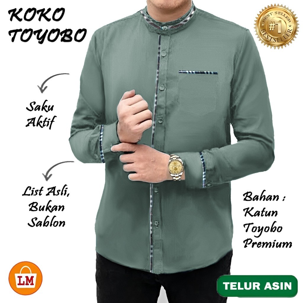 Koko Pria Dewasa Terbaru 2024 Kokoo Kurta Kemja Pakistan Bjukoko Toyobo Baju Muslim Cowok Lengan Pan