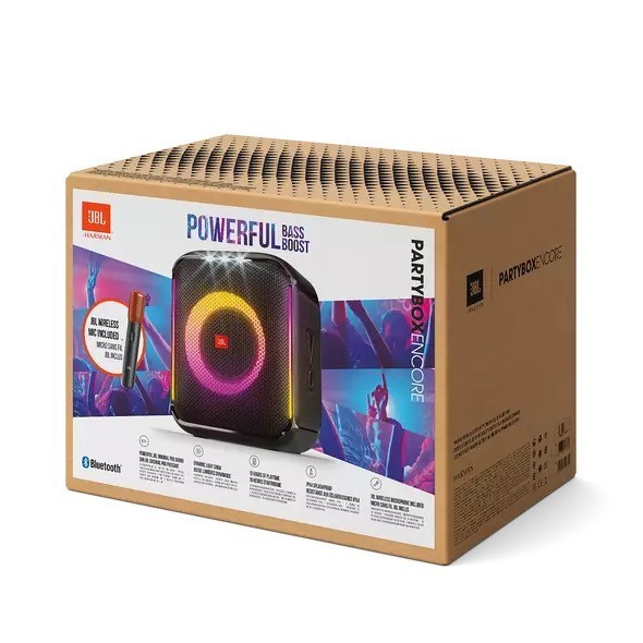 Jbl Partybox Encore Bluetooth Speaker & 2 Mic Wireless Original Ims