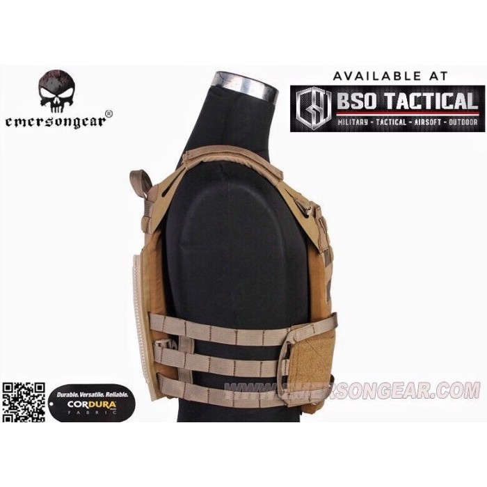 Rompi Tactica Vest Emerson Gear Jpc 2.0 Jump Plate Carrier Airsoft Ori