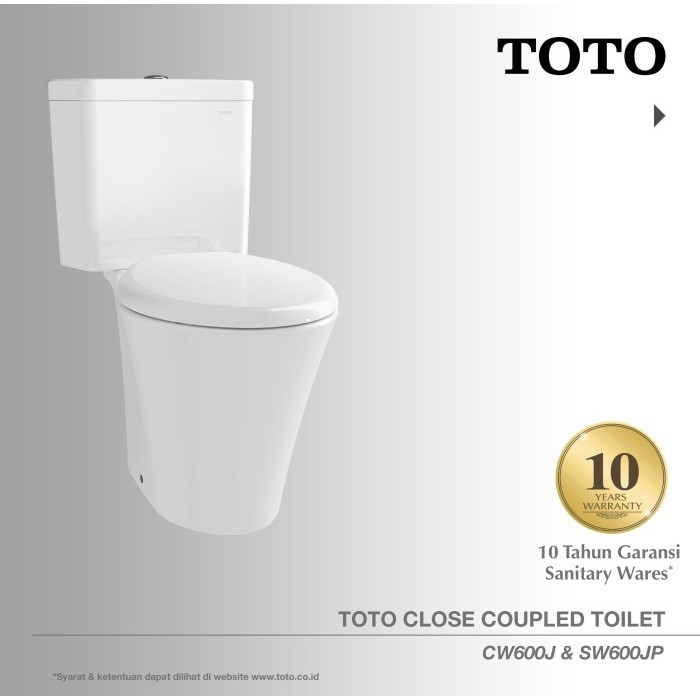 Toto Closet Cw600J/Sw600Jp Closet Duduk - Kloset - Kloset Duduk