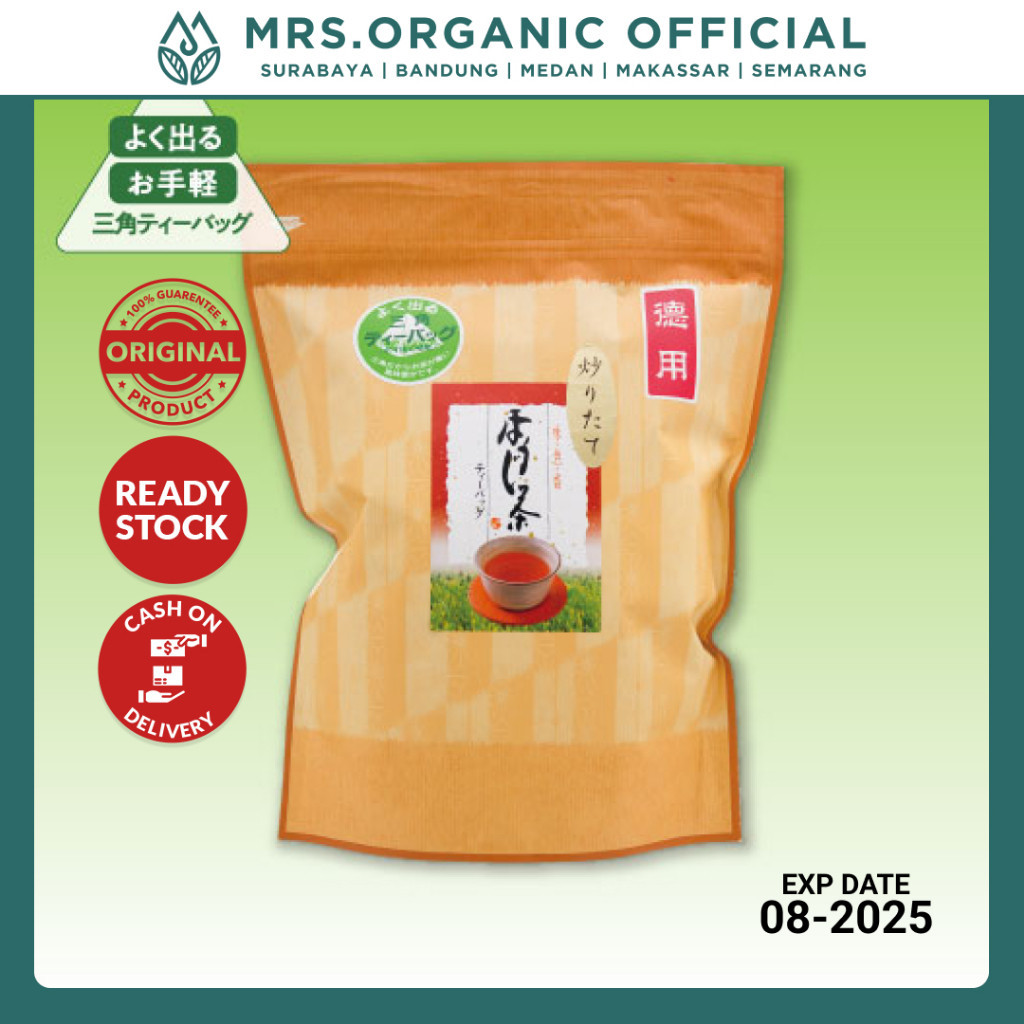 

Marumatsu Hojicha Tea Bag 20 Bags - Teh Hijau Celup Jepang