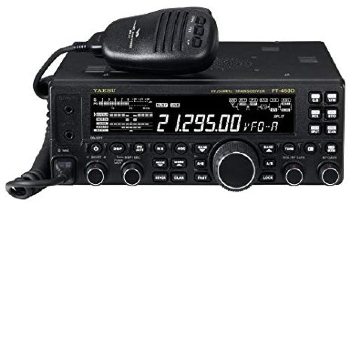 Yaesu Ft-450 Hf 50Mhz 100W Compact Amateur Base Transceiver Ssb Ft450