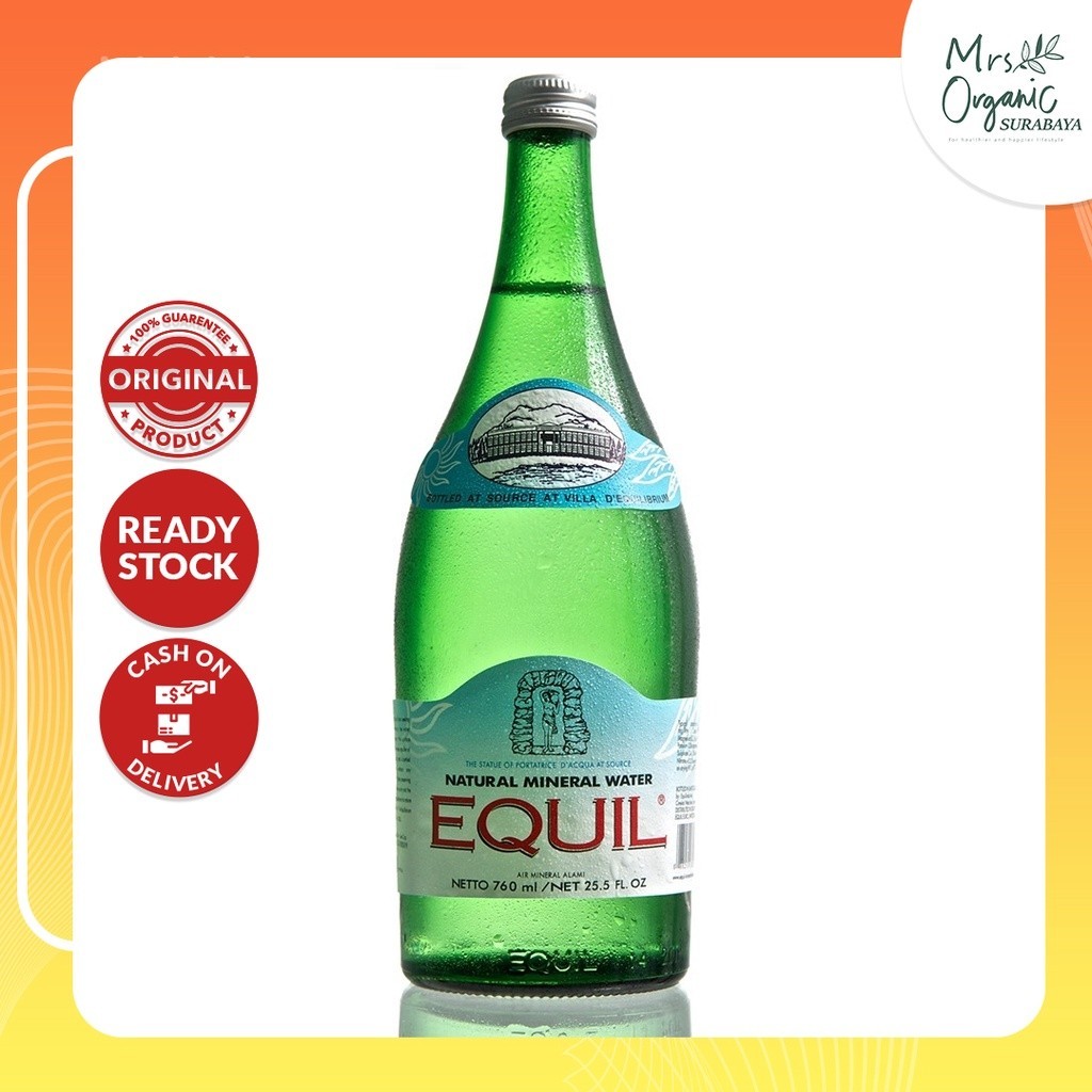 Air Mineral Kemasan Natural Mineral Water EQUIL 760 ml