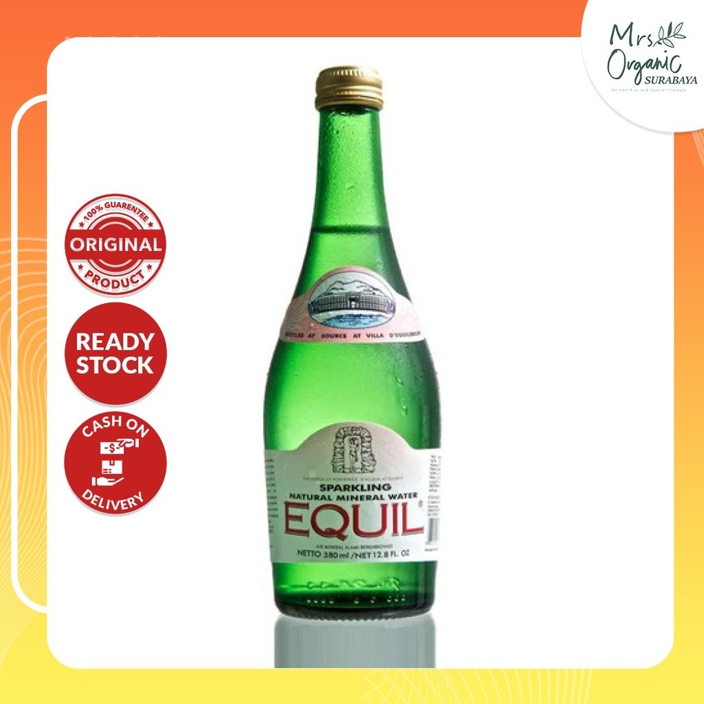 Air Mineral Kemasan Sparkling Mineral Water EQUIL 380 ML