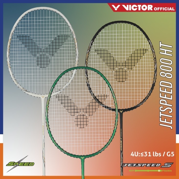 Raket Badminton Victor Jetspeed S-800 Ht / Js-800Ht / Jetspeed 800 Ht